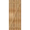 Ekena Millwork Joined Board-n-Batten Shutters w/Z-Bar, Rough Sawn Western Red Cedar, 26 7/8W x 66H, PR RBJ06Z26X066RWR - alternate 3